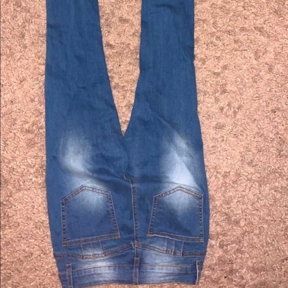 skinny rolled cuff jeans